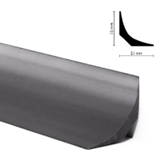 Плінтус Bolta HKP галтель для завода лінолеуму на стіну  25mmх25mmх2,5м