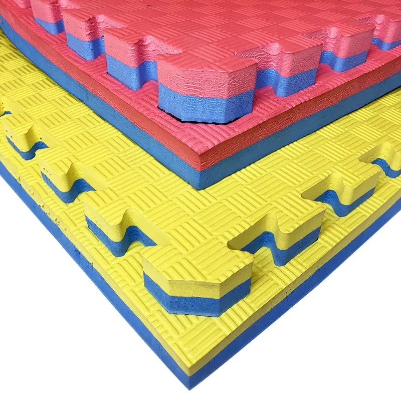 Татамі EVA SPORT 1000х1000х40мм з бортиком, кольори в асортименті.