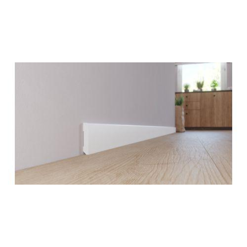 SO611 Плінтус Arbiton STIQ Білий 60/2,2м