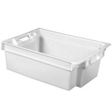 Ящик Білий оборотний суцільний 600*400*200