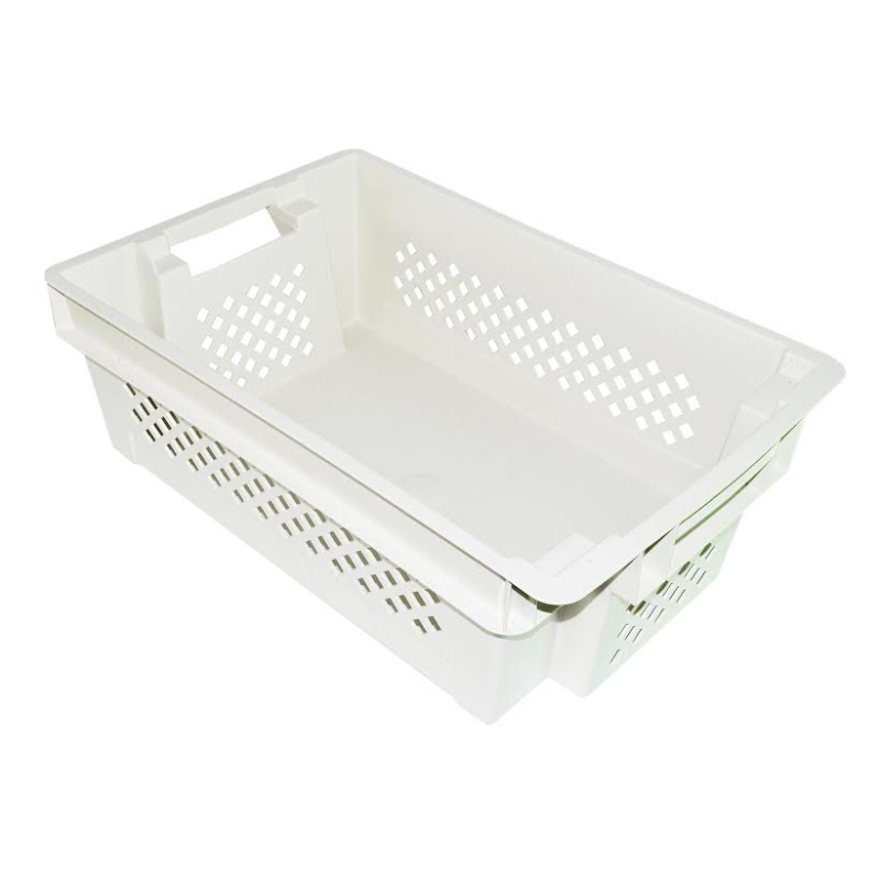 Ящик Білий обертовий перфорований суцільне дно Ящик Білий обертовий перфорований суцільне дно