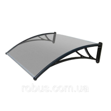 Козирьок “TanDem“ 1500х930х280мм  2 кронштейна з монолітним полікарбонатом 3мм