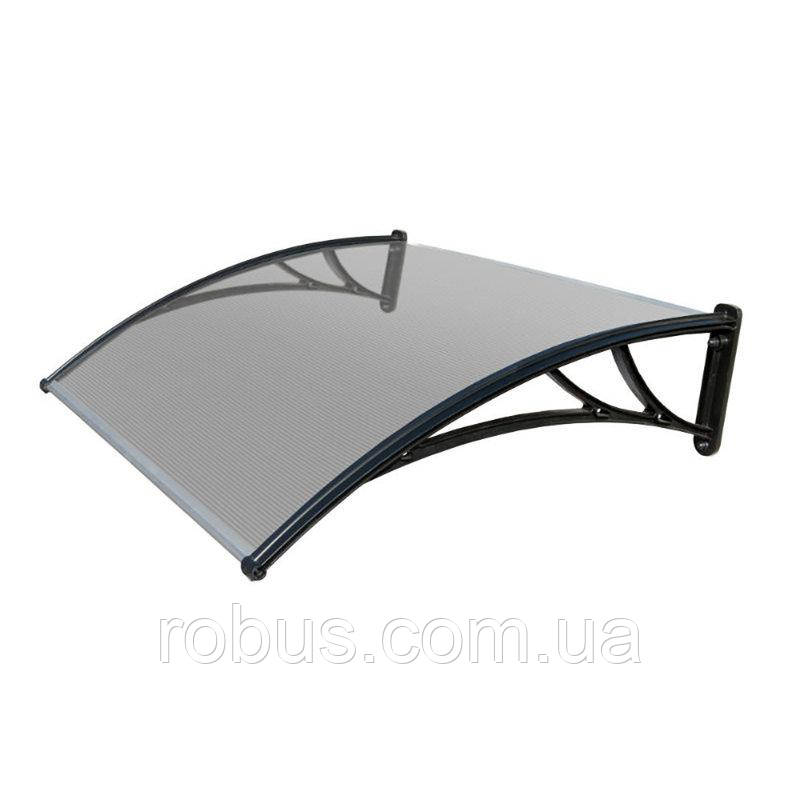 Козирьок “TanDem“ 1500х930х280мм 2 кронштейна з монолітним полікарбонатом 4мм