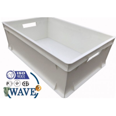 Ящик Е-2 білий суцільний без бічних отворів (Україна)