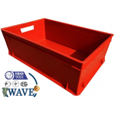 Ящик Е-2 червоний суцільний без бічних отворів (Україна)