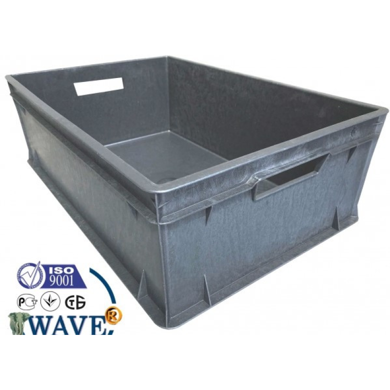 Ящик Е-2 чорний суцільний без бічних отворів (Україна) Ящик Е-2 чорний суцільний без бічних отворів (Україна)