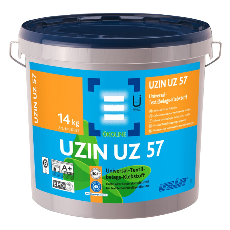 Клей для текстильних покриттів UZIN UZ 57 (Еколайн)/14кг