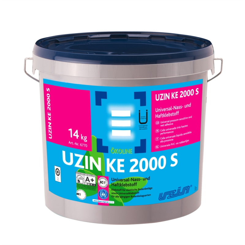 Клей для еластичних підлогових покриттів UZIN KE 2000 S NEU/14кг