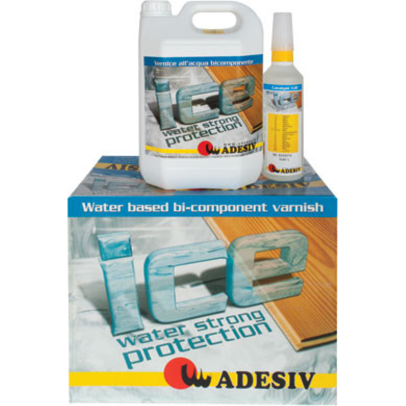 2-компонентний поліуретан. воднодисперсійний паркетний лак ICE/4.5+0.45 л