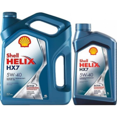 Напівcинтетична моторна олива  Shell Helix HX7 5W-40