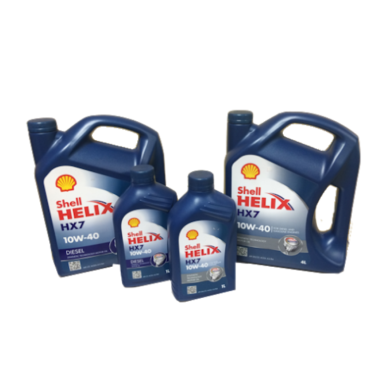 Напівcинтетична моторна олива  Shell Helix HX7 Diesel 10W-40