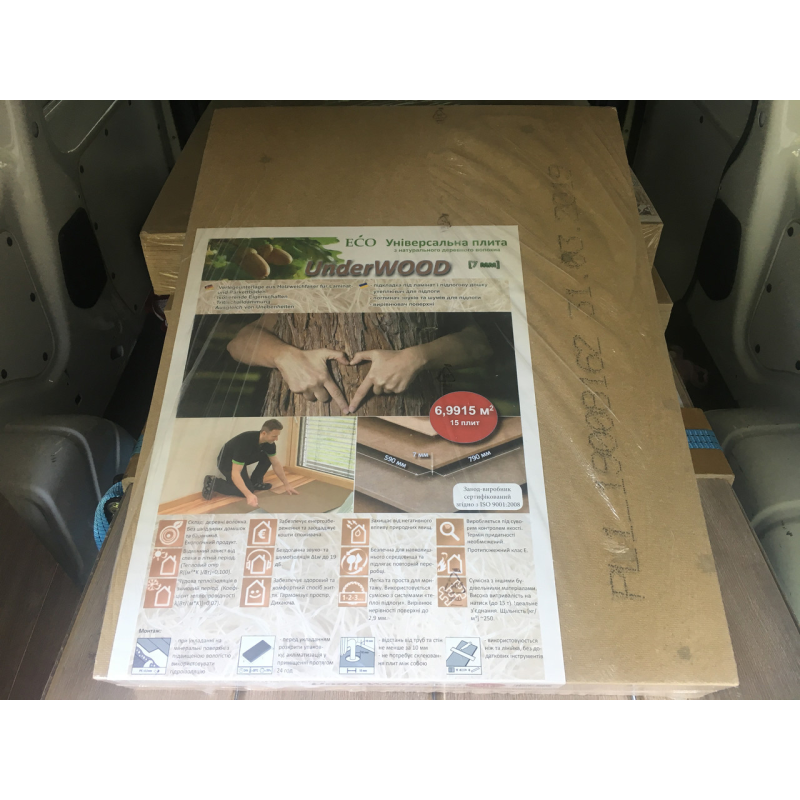 Підкладка Steico Underwood 7 mm/6.99 кв.м.