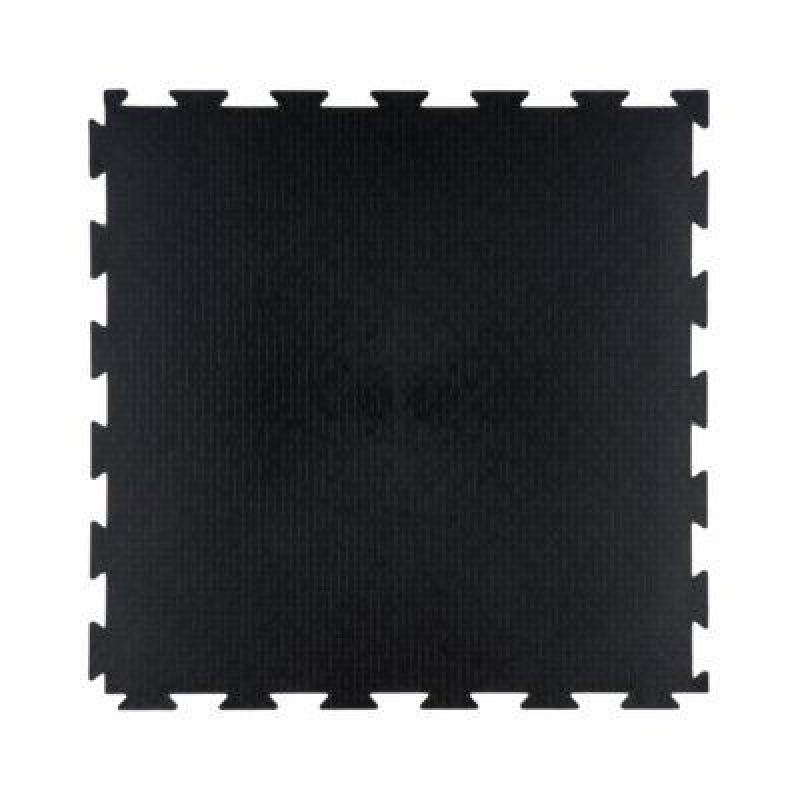 Модульне покриття для підлоги ПВХ плитка Преміум Піксель Чорна