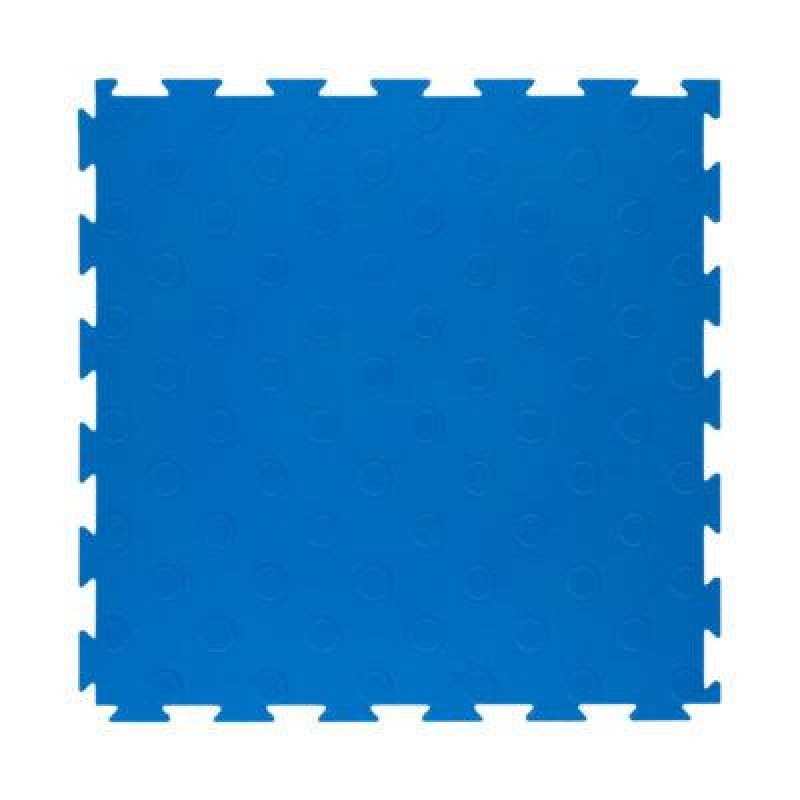 Модульне покриття для підлоги ПВХ плитка Преміум Монетка Блакитний