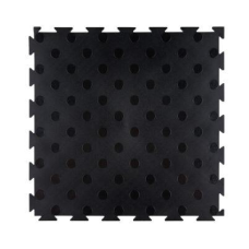 Модульне покриття для підлоги ПВХ плитка Преміум Монетка Чорна