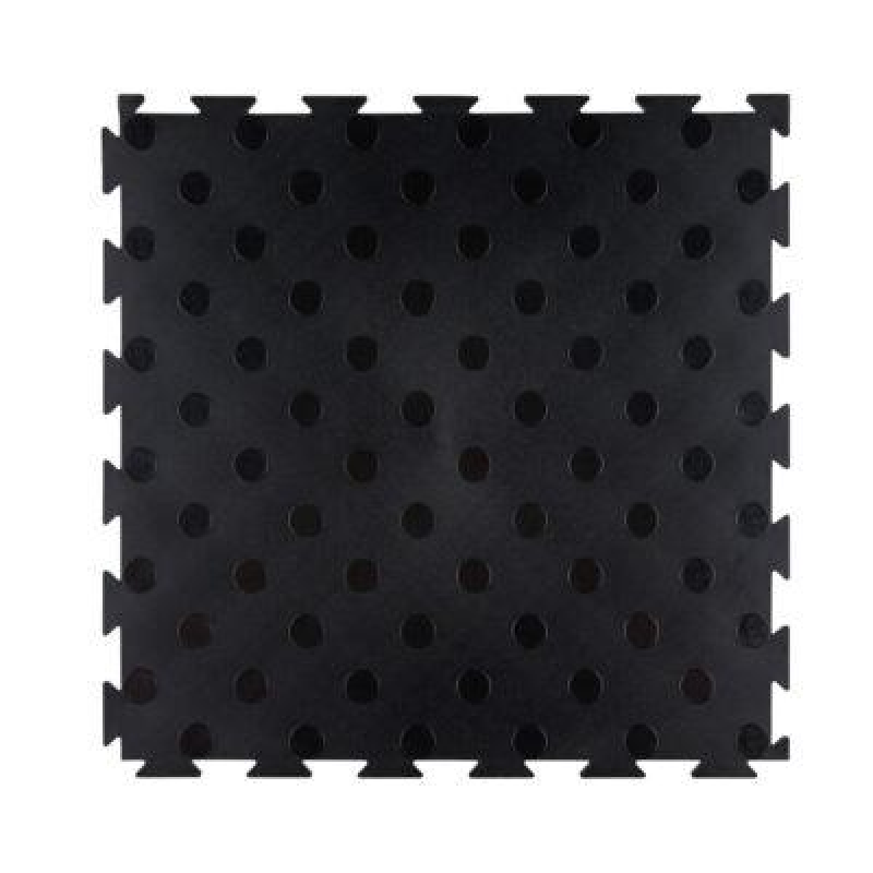 Модульне покриття для підлоги ПВХ плитка Преміум Монетка Чорна